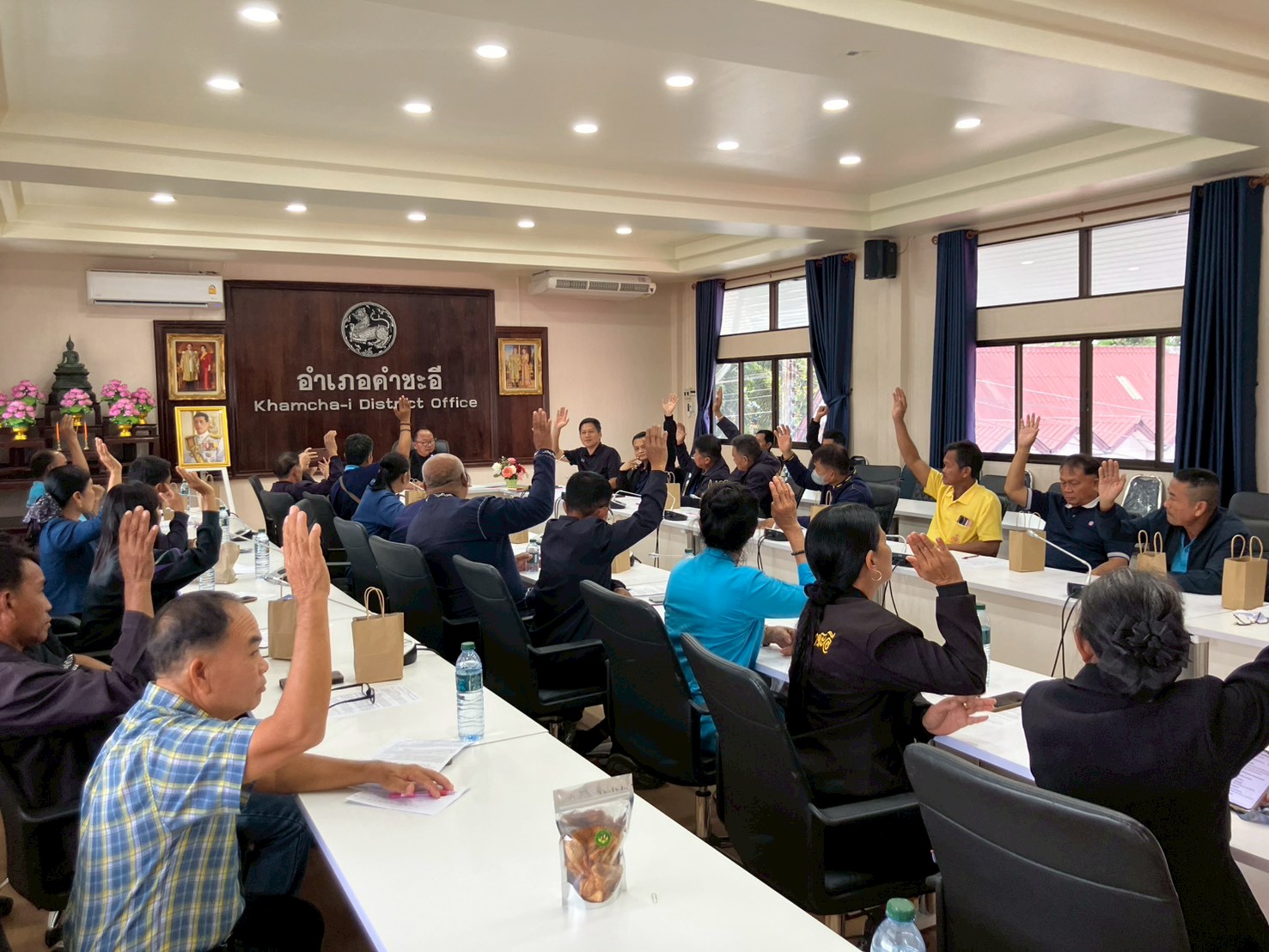 @ พช.คำชะอี จังหวัดมุกดาหาร “ประชุมคณะกรรมการเครือข่ายกองทุนแม่ของแผ่นดินอำเภอคำชะอี ครั้งที่ 1/2568”