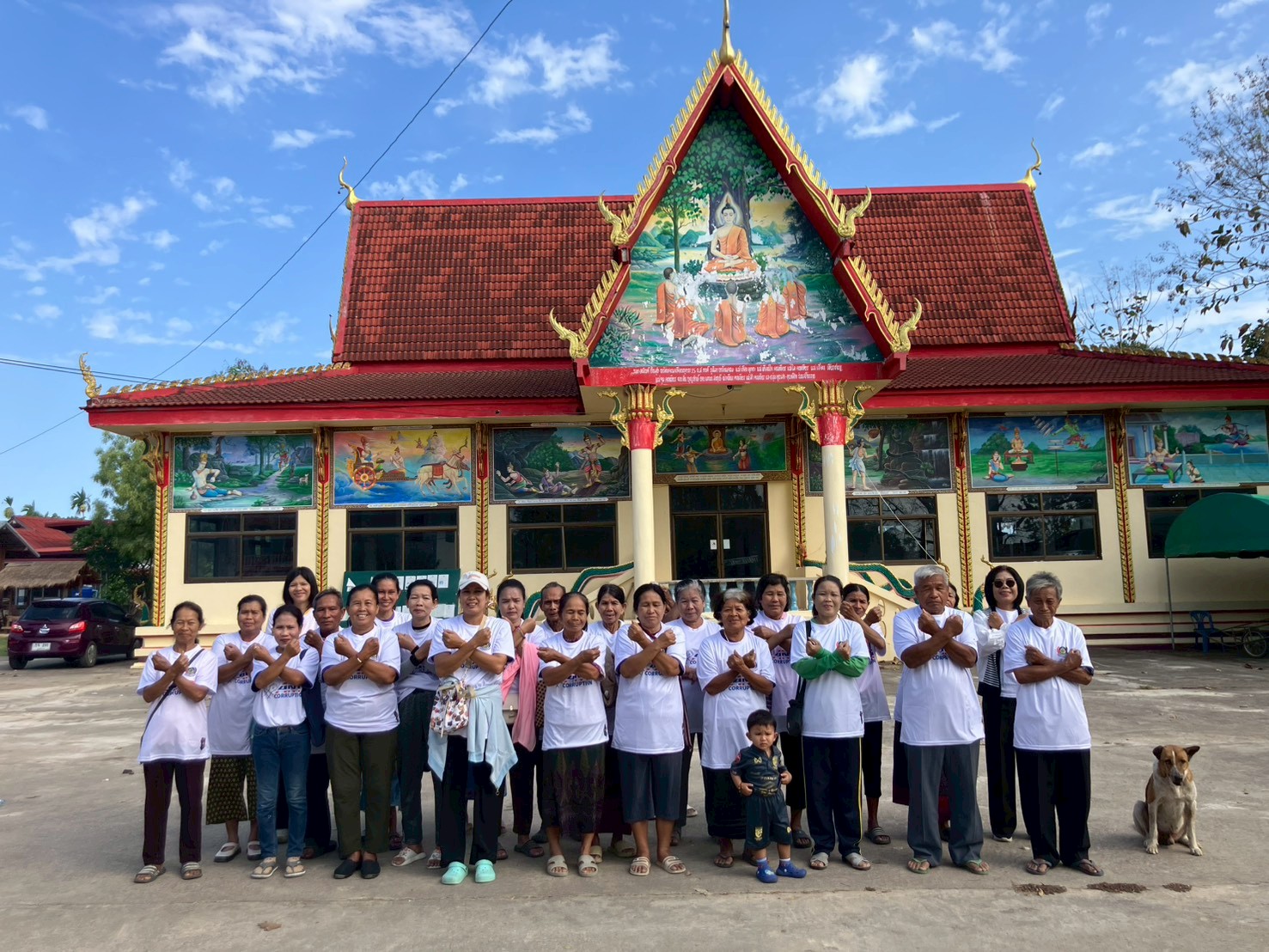 @ พช.คำชะอี จังหวัดมุกดาหาร ดำเนินโครงการส่งเสริมการพัฒนาชุมชนธรรมาภิบาล กิจกรรมที่ 2 การส่งเสริมกิจกรรมปลุก/ปลูกจิตสำนึกการป้องกันการทุจริตและปะพฤติมิชอบ ตามแผนป้องกันการทุจริตและประพฤติมิชอบของหมู่บ้าน/ชุมชน